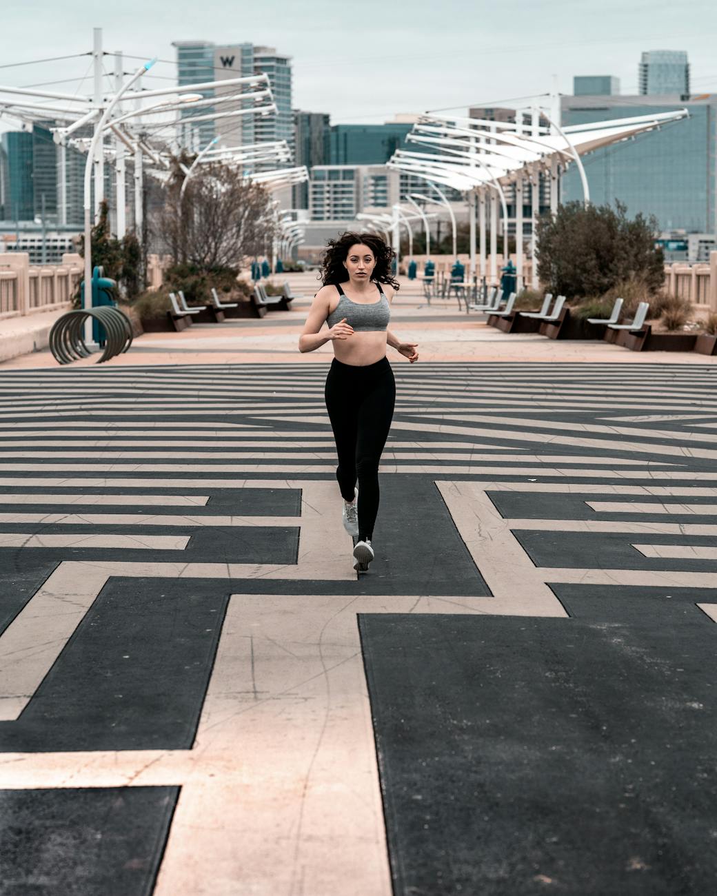 Woman feeling energetic and vibrant after a cardio session.